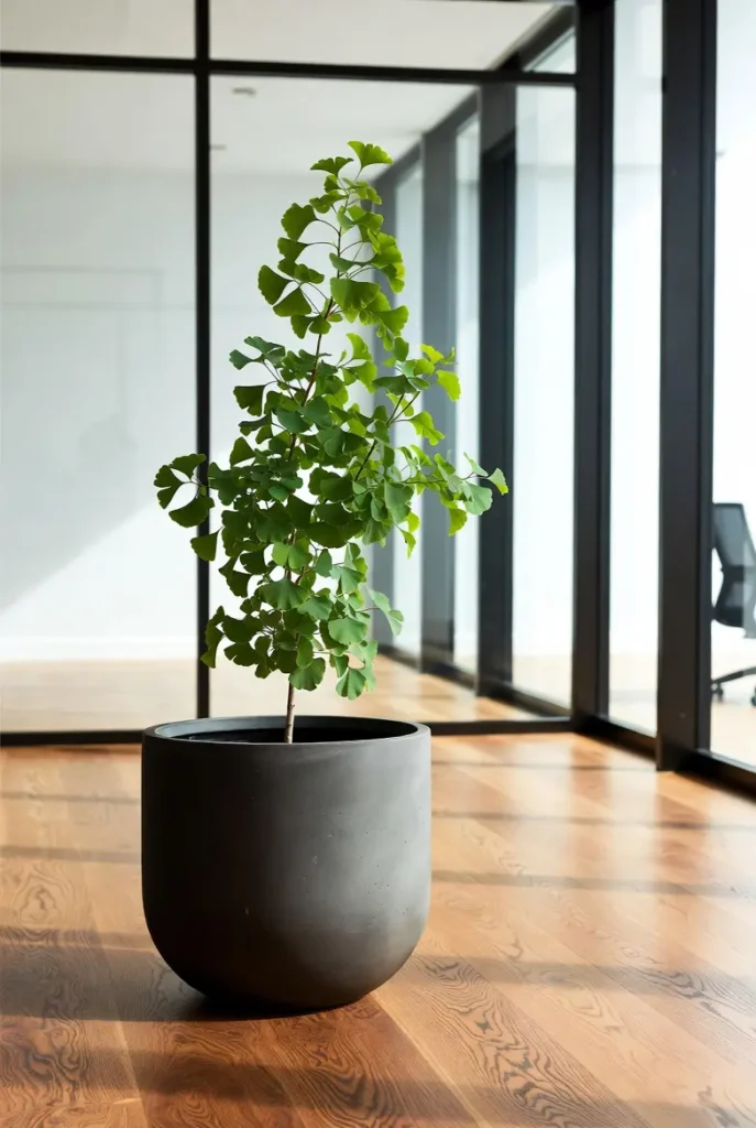 image de la plante Ginkgo pour symboliser le nom du bureau